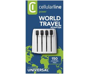 Cellularline World Travel Adapter - Universal Adaptateur universel pour prises du monde entier