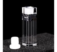 Cellule à quartz avec bouchon for fluorescence - Volume 700 ul, longueur de trajet 10 mm, fente 2 mm((02) Fully fution)