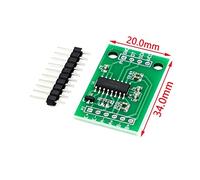 Cellule de pesée, Cellule de charge 1KG 5KG 10KG 20KG HX711 AD Module de capteur de poids balance électronique capteur de pression en alliage d'aluminium(HX711 Green Big)