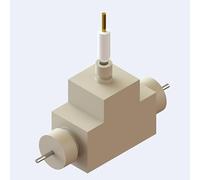 Cellule de test à trois électrodes avec électrode de référence en argent - Équipement de test d'électrochimie compact et portable(Silver ion-T)