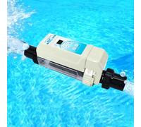Cellule Electrolyseur Piscine Au Sel - Appareil De Désinfection Eau Salée, Surveillance Temp/Salinité, pour Piscines ≤85m³ 12g/h