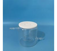 Cellule électrolytique à bain-marie double couche non scellée - Capacité de 30 ml à 500 ml for expériences électrochimiques(200ml)