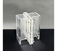 Cellule électrolytique de type H for réactions électrochimiques - Chambre à membrane acrylique non scellée, lot de 1 avec accessoires(400ml)