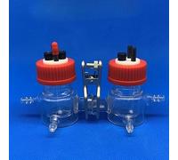 Cellule électrolytique scellée à température constante, micro-bain-marie de type H - 15/25 ml, système à trois électrodes(25-25ml)