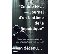 “Cellule N*… - Journal d’un fantôme de la République”: “Récit d’un détenu français sur une prison qu’on ne veut pas voir”