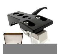 Cellule Platine Vinyle - 0.67 inches Cellule Phono Haute Résolution | Force D’Appui Réglable - Connexion Précise du Bras Rond pour Un Son Clair Expérience Audio Immersive Monitoring en Studio