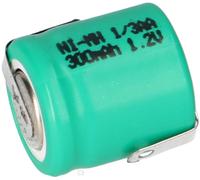 Cellule Rechargeable 1,2V 300mAh 1/3 AA Avec Étiquette À Souder