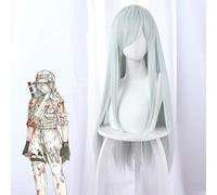 Cellules d'anime au travail perruque de Cosplay de globules blancs lumière Cyan longues perruques de cheveux droites résistantes à la chaleur leucocyte/Hakkekkyuu 468F