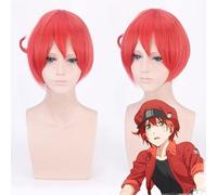 Cellules d'anime au travail perruque de Cosplay érythrocyte blanc globule rouge cheveux neutrophile plaquette Hataraku Saibou perruques Cosplay + bonnet de perruque perruque taille unique n ° 192