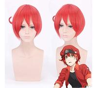 Cellules d'anime au travail perruque de Cosplay érythrocyte blanc globule rouge cheveux neutrophile plaquette Hataraku Saibou perruques Cosplay + bonnet de perruque perruque taille unique n ° 192