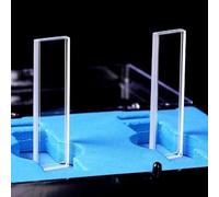 Cellules de cuvette à quartz 2 pièces sans couvercle, longueur de trajet de 0,5 mm JGS1 for spectrophotomètre, volume de 170 µL, transmission élevée(Fully fution)
