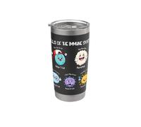Cellules du système immunitaire Biologie Science Étudiant Scientifique Gobelet isotherme en acier inoxydable double paroi