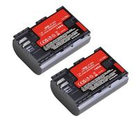 Cellules LP-E6N LP-E6 2040mAh + Chargeur Double LED 6D 7D 5DS 5DSR EOS 90D EOS R R5 R6(2PCS B)