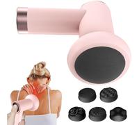 Cellulite Massage Device, Electric Fat Sculpting Massager, Handheld Remover, Interchangeable Heads for Abdominal, Belly, Neck, Legs, Thighs, Home, Spa, Gym, Travel, Relaxation, 5.91x3.74x3.35 Inches