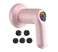 Cellulite Massager Electric, Handheld Percussion Fat Remover, Body Sculpting Machine, Cellulite Massager Belly, Thighs, Arms, Portable Deep Tissue Massage Device, for Home Spa, 14x15x8cm Pink White