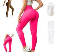 Cellumave Leggings, Cellumave 3D Legging Redefine Your Silhouette Effortlessly, Butt Lifting & Shaping Leggings (Rose Red,Grand)