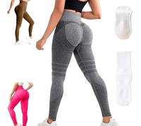 Cellumave Leggings, Cellumave 3D Legging Redefine Your Silhouette Effortlessly, Butt Lifting & Shaping Leggings (Light Gray,S)