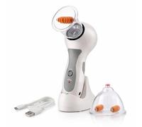 CELLUSTOP - Masseur Anti-Cellulite à Ventouse et Rouleaux - 3 Vitesses Réglables, USB Portable pour Cuisses, Fesses, Abdomen, Bras et Jambes - Appareil Palper Rouler et Aspirateur Cellulite
