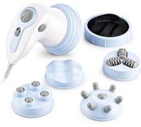 CELLUSTOP - Masseur Sculptural Circulaire Appareil Anticellulite par Vibration et Chaleur Infrarouge - 5 en 1-5 Têtes Interchangeables anti cellulite palper rouler