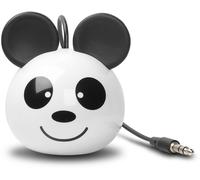Cellux Portable Haut-Parleur Panda 3,5mm Jack pour Téléphone MP3 Lecteur Blanc