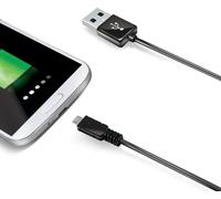 Celly 2.0m USB A - Micro USB B Câble USB 2 m Micro-USB B noir
