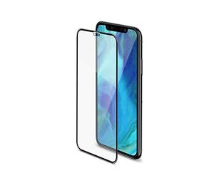 Celly 3DGLASS999BK Film de Protection d'écran 3D Glass Apple iPhone XS Max Black,