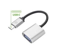 Celly - Adaptateur Usb-C Avec Finition Aluminium Pour Connecter Ou Charger Vos Appareils Via Un Smartphone, Une Tablette