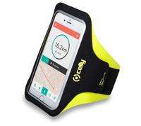 bracelet sport smartphone 16,4 x 8,5 cm noir/jaune