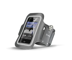 Celly ARMBAND02 coque de protection pour téléphones portables Boîte à brassard Gris Toutes marques Apple iPhone 4/iPhone 4S/iPhone 5 Samsung GALAXY S III/GALAXY S4 Nokia Lumia 620/Lumia 720/Lumia 820/