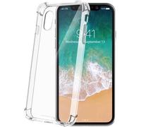 Celly Armor Silicone Case - Adaptée à l'Apple iPhone X/Xs - Coque arrière en TPU - Résistante aux chocs - Transparente