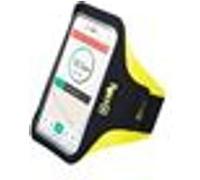 bracelet sport smartphone 16,4 x 8,5 cm noir/jaune