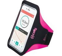 bracelet sport smartphone 16,4 x 8,5 cm noir/rose