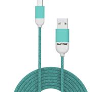 Celly Câble USB 2.0 Micro-USB A vers USB A 1,5m Cyan PT-MC001-5L 2,4A