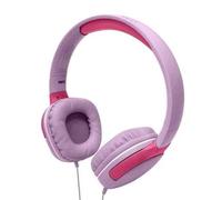 Celly, Casque avec Fil pour Enfants, Microphone intégré, Bandeau réglable, Compatible avec appareils AUX, Jack 3,5 mm, Couleur Rose