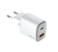 Celly Chargeur UPTC1USB1USBC35 35 W USB-C et USB-A GaN compact pour smartphones et tablettes