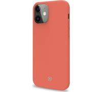 Celly Orange Case for iPhone 12 Mini, Soft Touch Protective Case and Silicone TP
