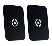 Celly Clip magnétique universel pour smartphone, noir, aluminium, lot de 2 pièces