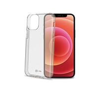Celly Coque Transparente pour iPhone 12/12 Pro, Coque de Protection en Silicone Gelskin TPU Souple Anti-Chocs et Anti-Rayures