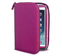 Celly Étui Portefeuille avec Zip pour iPad Air, Rouge