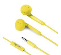 Celly FUN35YL écouteur Binaural Avec fil Jaune casque et micro - Casques et micros (Avec fil, écouteur, Binaural, Intra-aural, Jaune)