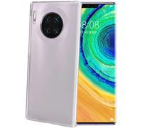 Celly Gelskin Silicone Case - Convient à Huawei Mate 30 Pro - TPU Back Cover - Transparent
