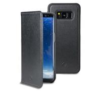 Celly Ghost Wally Housse de protection pour téléphone portable 14,7 cm (5.8") Folio Noir