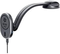 Celly GHOSTSUPMAGFL – Support voiture avec chargeur sans fil 15W et MagSafe – Noir