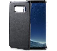 Celly GhostWally Bibliothèque 2-en-1 - Convient à Samsung Galaxy S8+ Plus - Faux cuir - Porte-cartes - Noir