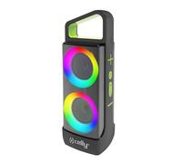 Celly GROOVERGBBK haut-parleur portable et de fête Enceinte de soirée Noir 10 W
