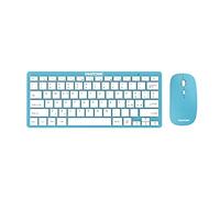 Celly Kit Clavier et Souris Sans Fil Bleu Clair