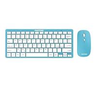 Celly Kit Clavier et Souris Sans Fil Bleu Clair