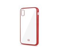 Celly Laser Matt coque de protection pour téléphones portables 15,5 cm (6.1 ) Housse Transparent, Rouge Apple iPhone XR