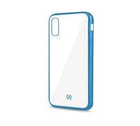 Celly Laser Matt coque de protection pour téléphones portables 16,5 cm (6.5 ) Housse Transparent, Bleu Apple (brand) iPhone XS Max