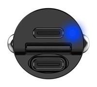 Celly Mini chargeur de voiture 2 USB-C 30 W Power Delivery